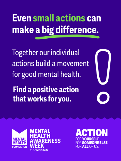 Gateshead Talking Therapies:  Supporting Mental Health Awareness Week 2026 page thumbnail image